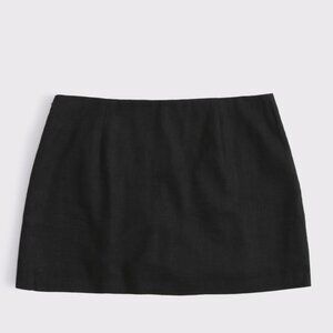 NWT- A&F Linen-Blend Mini Skort
